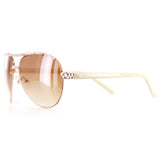 "High Fliers" Designer Quality Aviator Sunglasses - Swarovski Crystals, 100%UV