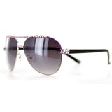 "High Fliers" Designer Quality Aviator Sunglasses - Swarovski Crystals, 100%UV