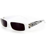 Cabaret Fashion Full Reading Sunglasses with Animal Print and Fleur de Lis for Youthful, Stylish Women