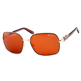 Adori 92028 Polarized Designer Sunglasses with Aviator Frames for Stylish Women