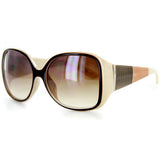 Tailor Made Designer Sunglasses with Stylish Patterned Frames and Large, Square Lenses for Stylish Women