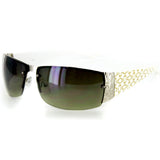 Olivia 2029 Designer Sunglasses with Colorful Patterned Aviator Frames