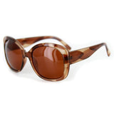 "Classic" Designer Polarized Sunglasses with Patterned Frames and Oversize Lens - Aloha Eyes
 - 6