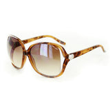 Amore Women's Designer Inspired Sunglasses with Stylish Heart Emblem Frames