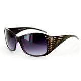 "Plaza" Designer Sunglasses Fun Faux Crystals Medium Lenses Protect 100%UV - Aloha Eyes
 - 3