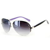 "Star Studded" Aviator Sunglasses - Crystals, Studs, Matching Color Lens -100%UV