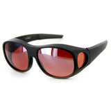 "Hideaways Large" Over-Prescription Driving Sunglasses w/ Blue Light Blocker Lens - Aloha Eyes
 - 3