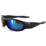 "Mantis" Polarized (anti-glare) Wrap Sports Sunglasses Flash Mirror Lens 100%UV