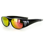 "Hideaways Small" Over-Prescription Polarized Sunglasses w/ Mirrored Lens - Aloha Eyes
 - 3