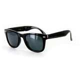 "Folding Wayfarer" Polarized Travel Sunglasses for Men and Women - Aloha Eyes
 - 3