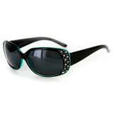 "Oceana" Polarized Sunglasses with Crystals for Women
