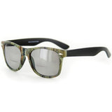 "Camo "Wayfarer" Fashion Bifocal Sunglasses for Men and Women