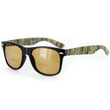 "Camo "Wayfarer" Fashion Bifocal Sunglasses for Men and Women