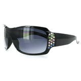 Broadway 7386 Designer Fashion Sunglasses Inlaid with Colorful Austrian Crystals