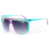 "Gaga" Lady Gaga Inspired Chain Brow Sunglasses with Oversize Lens- 100%UV - Aloha Eyes
 - 2