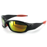 "Mantis" Polarized (anti-glare) Wrap Sports Sunglasses Flash Mirror Lens 100%UV