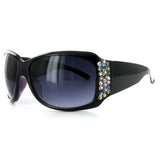 "Broadway 7381" Women's Fashion Sunglasses with Colorful Austrian Crystals