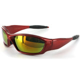 "Mantis" Polarized (anti-glare) Wrap Sports Sunglasses Flash Mirror Lens 100%UV