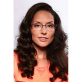"Logan" Optical-Quality RX-Able Semi-Rimless Frames 53mm x 17mm x 135mm (Pink)