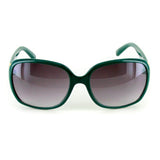 "Links" Fashion Oversized Sunglasses for Stylish Women (Green/Smoke)