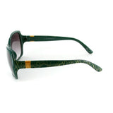 "Links" Fashion Oversized Sunglasses for Stylish Women (Green/Smoke)