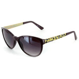 "Mosaic" Fashion Cateye Sunglasses with Patterned Temples for Stylish Women - Aloha Eyes
 - 3