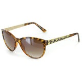 "Mosaic" Fashion Cateye Sunglasses with Patterned Temples for Stylish Women - Aloha Eyes
 - 4