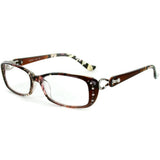 "Stargaze" Multicolored, Rx-Able Floral Reading Glasses with Crystals for Women