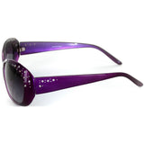"Sea Dreams" Butterfly Reading Sunglasses with Interior Bifocal and Crystals for Women (Black +1.50)