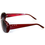 "Sea Dreams" Butterfly Reading Sunglasses with Interior Bifocal and Crystals for Women (Black +3.00)